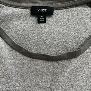Vince baseball tee. 100% cotton.